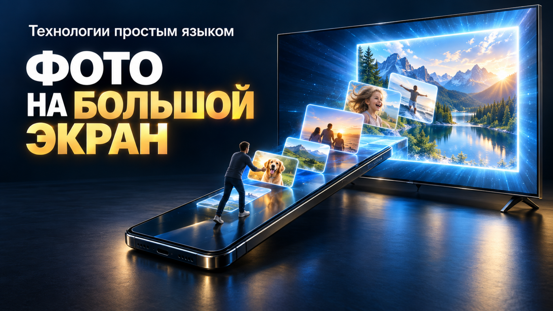 Как вывести фото и видео с телефона на телевизор: пошагово для Android и iPhone