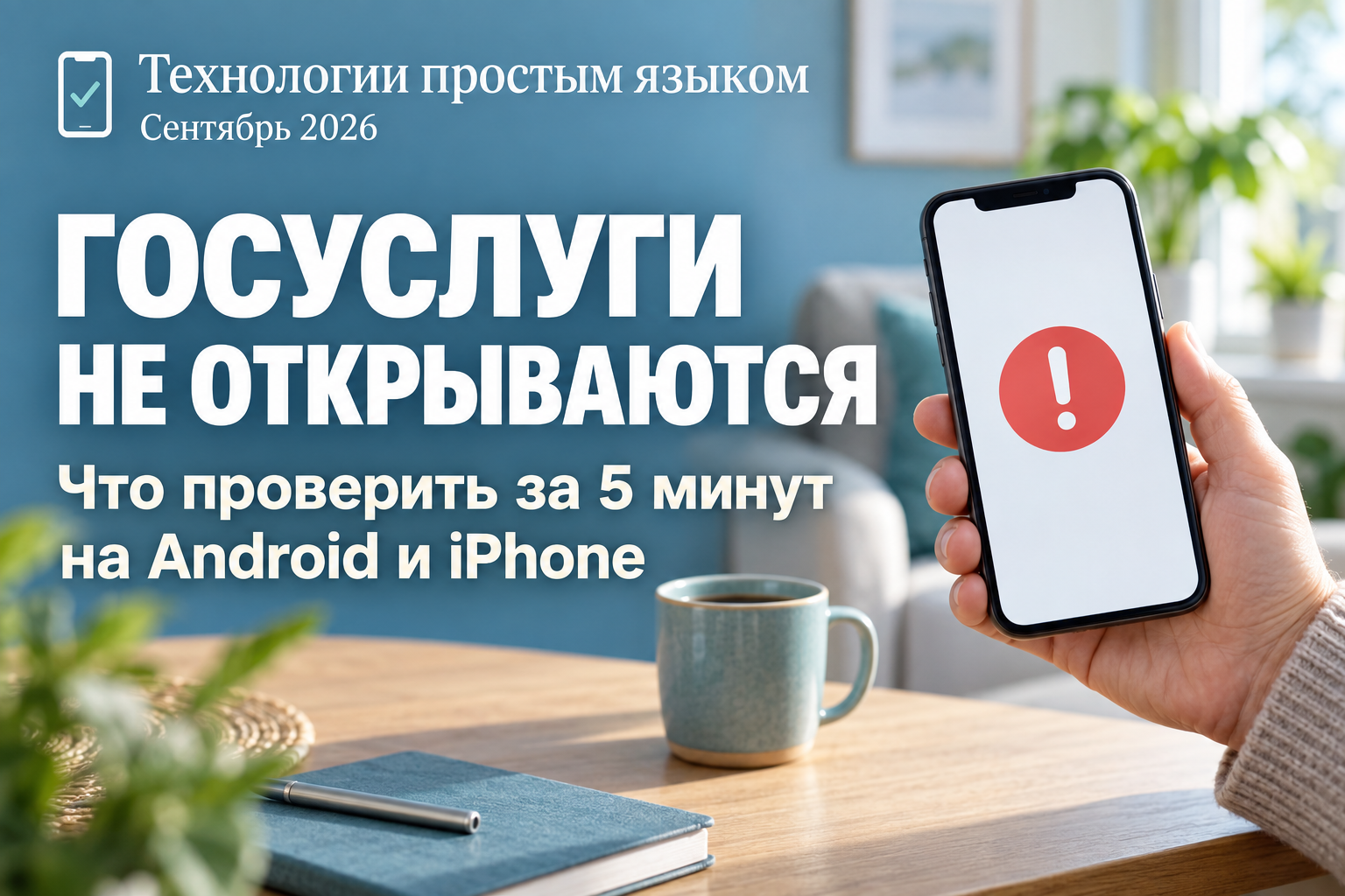 Почему «Госуслуги» не открываются и что делать: пошагово для Android и iPhone