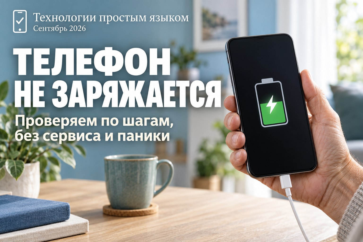 Почему телефон не заряжается: пошаговая проверка от розетки до разъёма